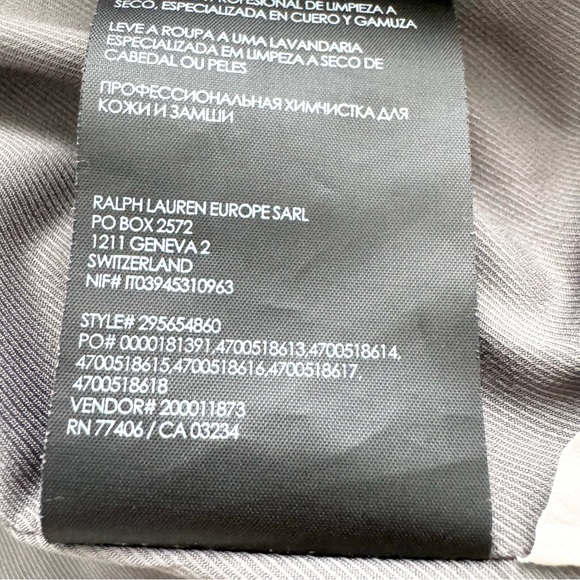 Club Monaco Collection Grey Suede Moto Jacket S - Picture 16 of 16